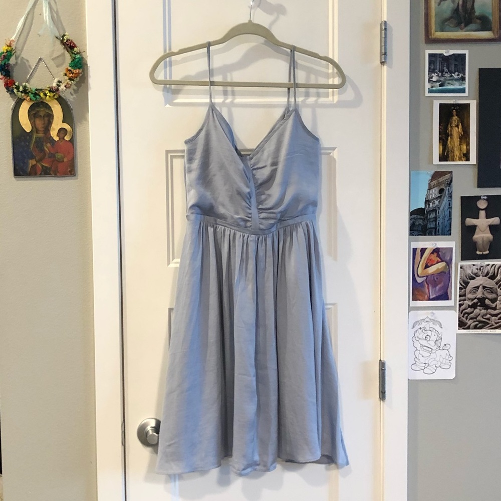 Banana Republic Blue Silky Dress